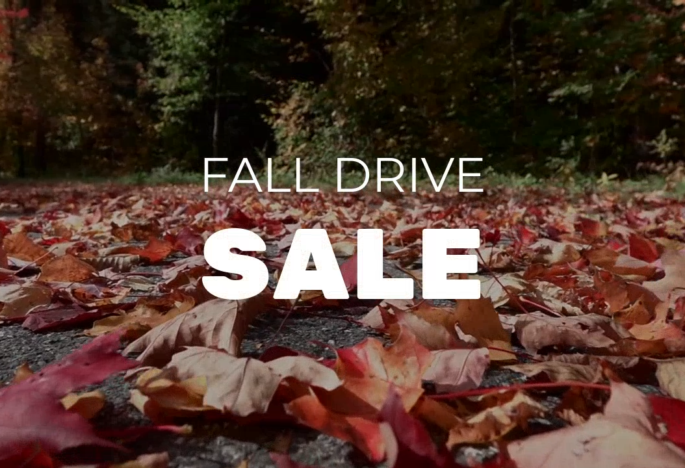 Fall Drive Sale
